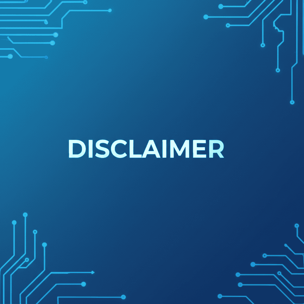 Símbolo de disclaimer con un triángulo amarillo y un signo de exclamación, representando una advertencia o aviso legal.
