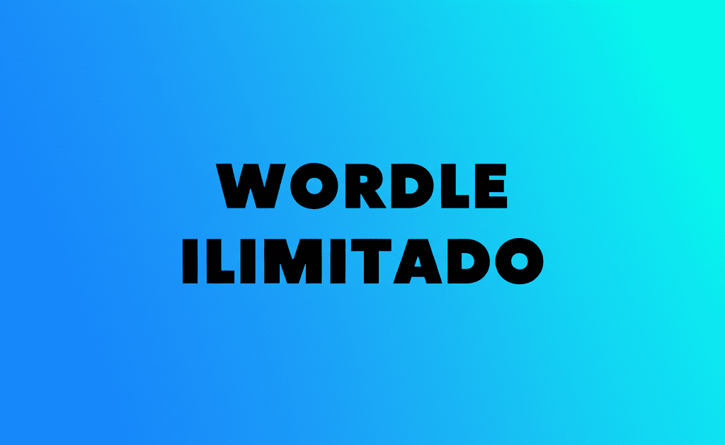Pantalla del juego Wordle Ilimitado mostrando un tablero de juego y letras